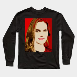 Hilary Swank Long Sleeve T-Shirt